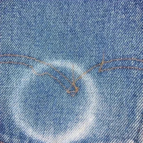 Vintage 70s high rise Levi Strauss orange tag 716 0617 student shorts in size 29 - Picture 4 of 5